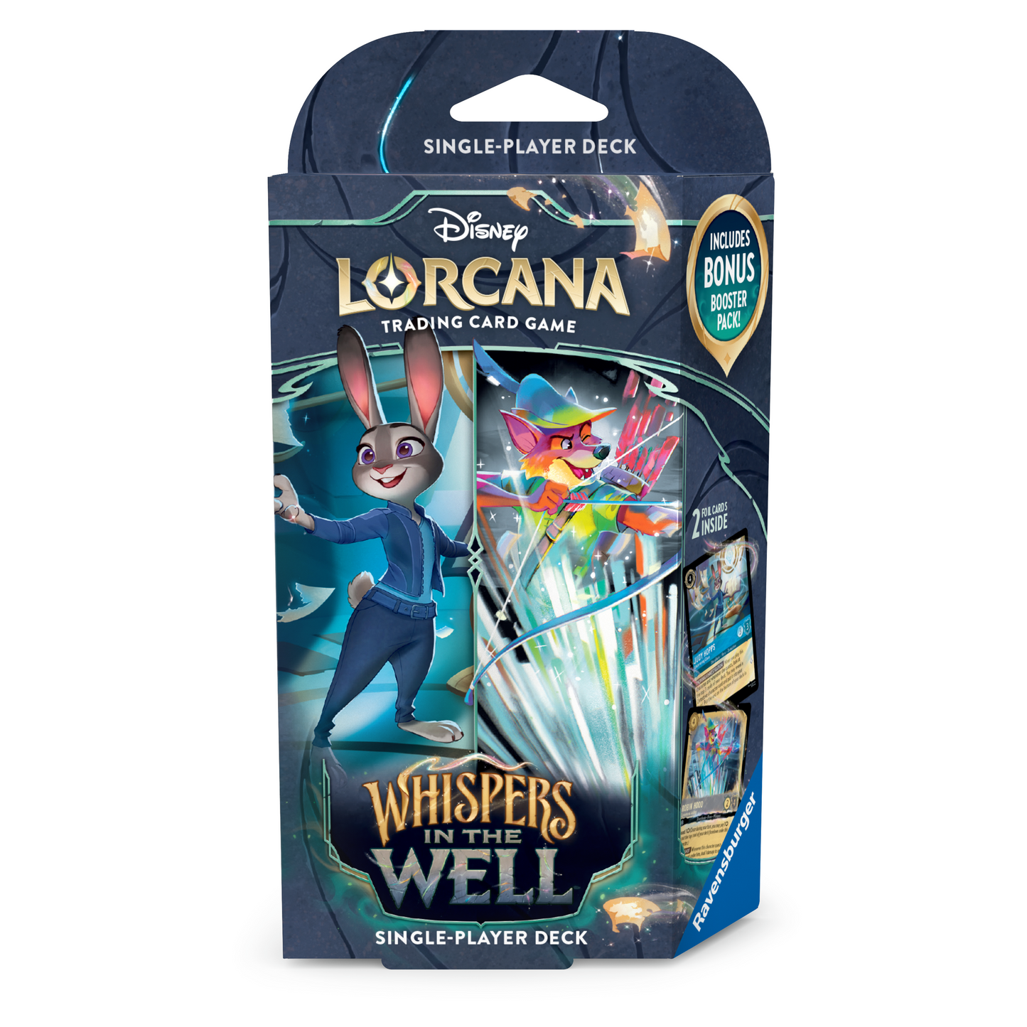 Disney Lorcana TCG - Starter Deck Hopps/Robin Hood Whispers in the Well ENGLISCH