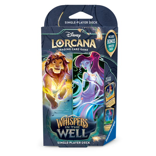 Disney Lorcana TCG - Starter Deck Simba/Megara Whispers in the Well ENGLISCH