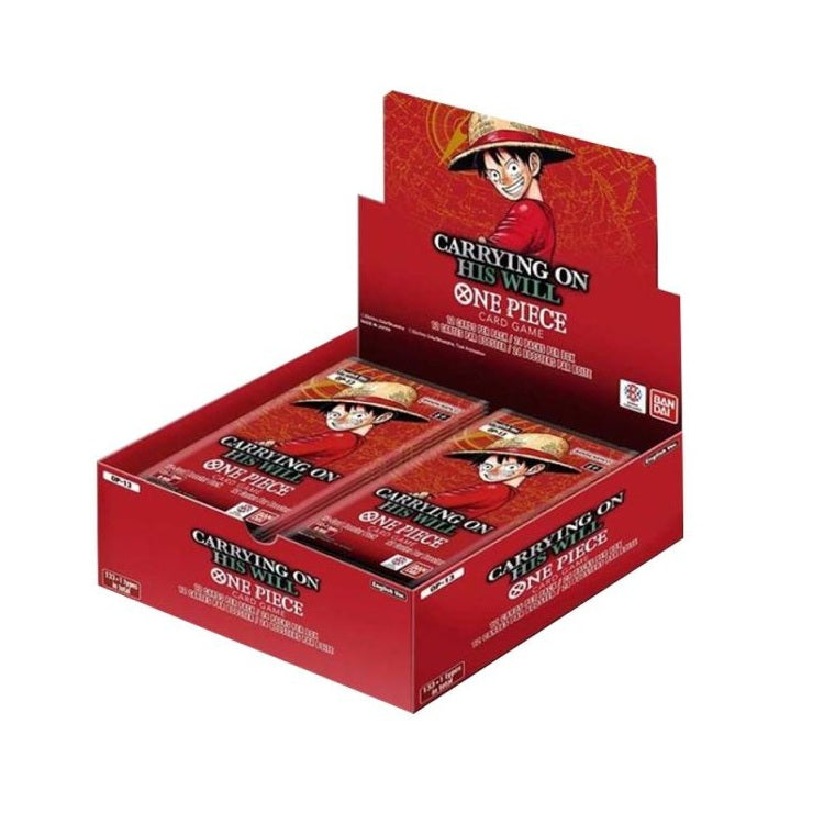 One Piece - Booster Display Carrying on his Will OP-13
